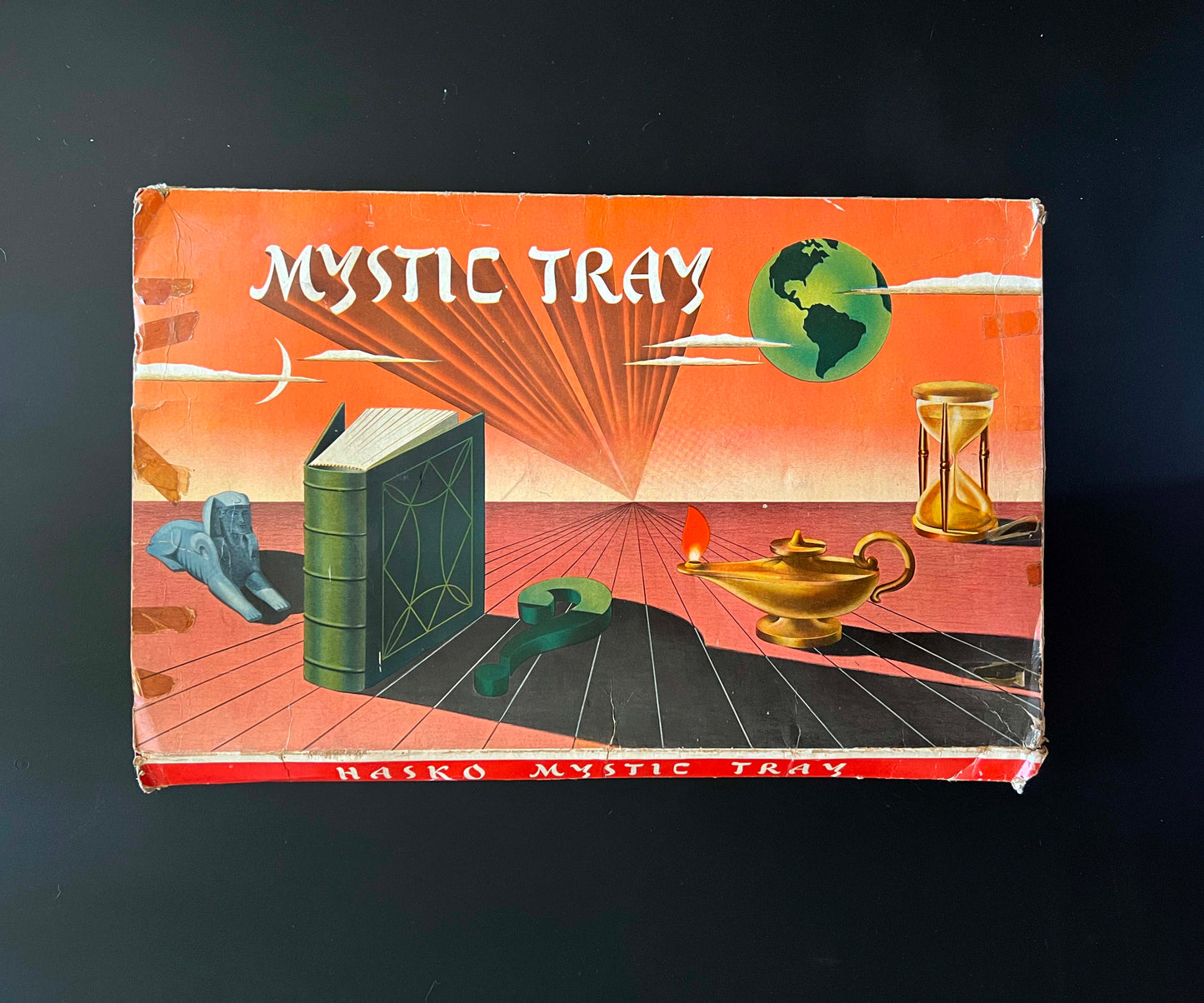 1940s Hasko Mystic Tray with Box and Mystic Hand Planchette